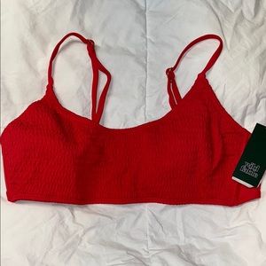 Wild Fable Red Bikini Top